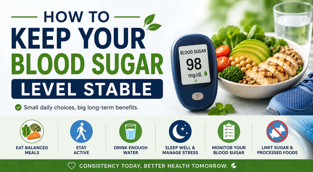 How to keep your blood sugar level stable