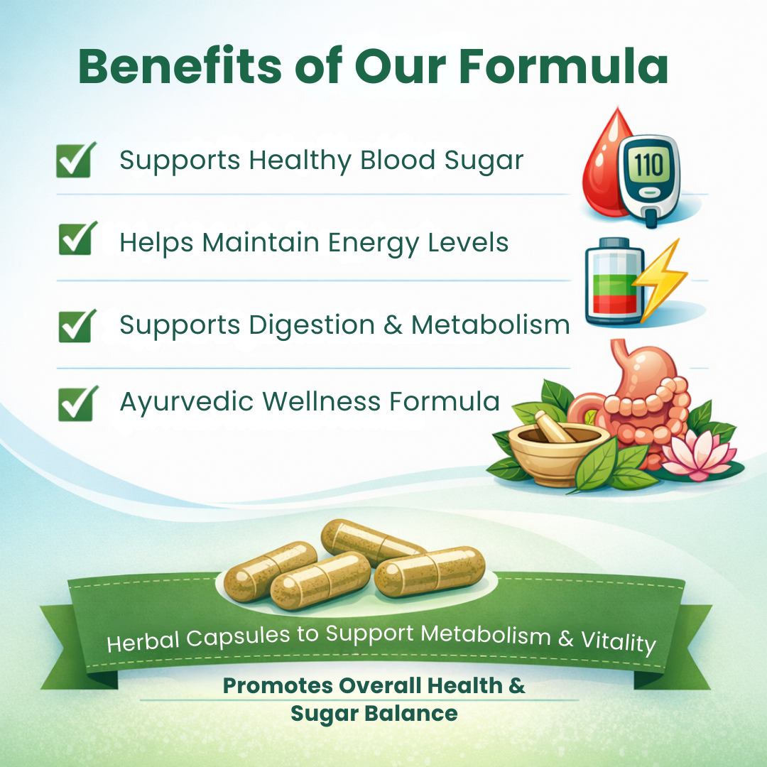 Huda Herbals Diabetes Care Capsules