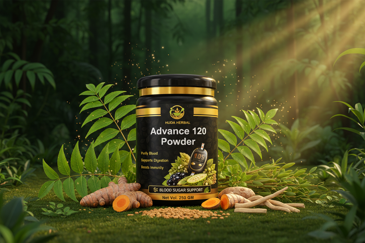 Huda Herbal Advance 120 Powder 3D Wallpaper