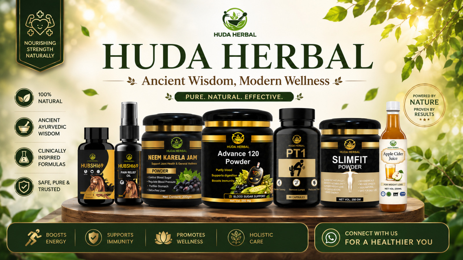 Huda Herbal Banner 1
