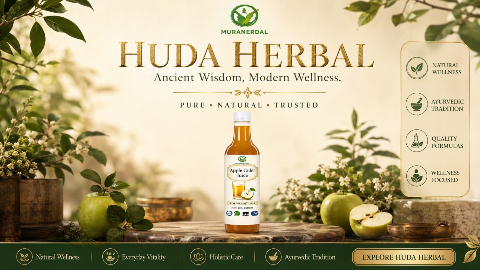 Huda Herbal Banner 2