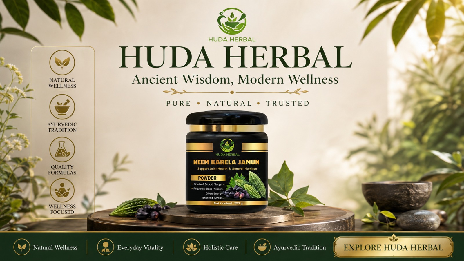 Huda Herbal Banner 3