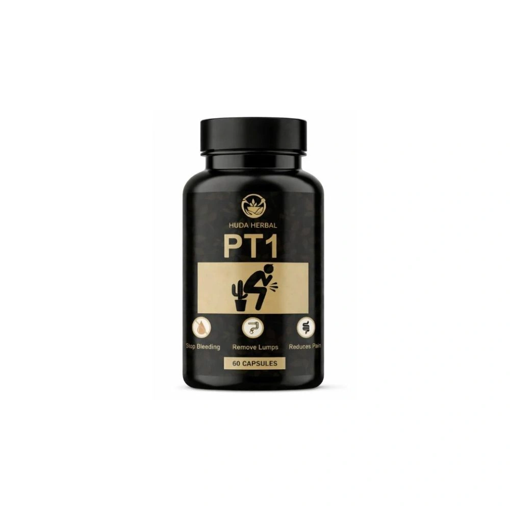 Huda Herbal PT1 Capsules 60 Count Herbal Wellness Supplement